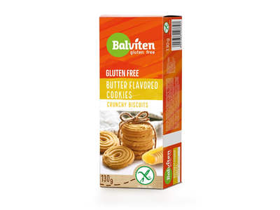 Sausainiai BALVITEN GLUTEN FREE, sviesto skonio, 130 g