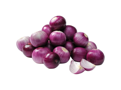 Svogūnai, raudonieji, lupti, 1 kg, KVU