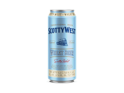 Kvietinis alus SCOTTY WEST WHEAT, 568 ml