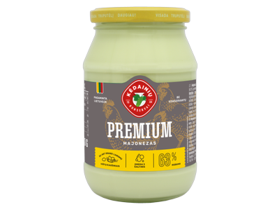 Majonezas KĖDAINIŲ Premium, 62,5% rieb., 430 g