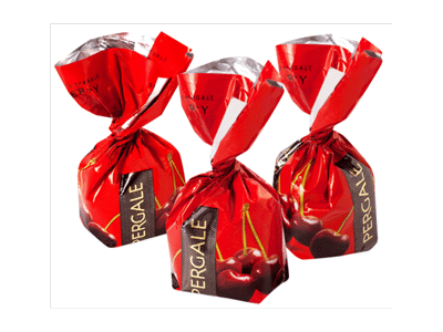 Saldainiai PERGALĖ CHERRY, 1 kg