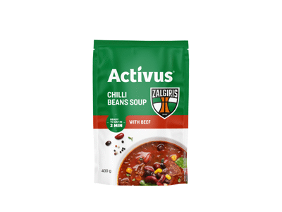 Aštri pupelių sriuba su jaut. ACTIVUS, 400 g