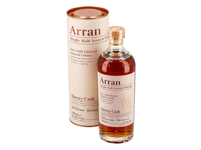 Viskis ARRAN SINGLE MALT SHERRY CASK STRENGTH 55,8%, 0,7 l