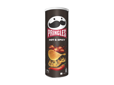 Traškučiai PRINGLES, aštraus ir pikantiško skonio, 165 g