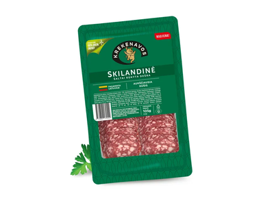 Šaltai rūkyta Krekenavos skilandinė dešra griežinėliais dujose 105g