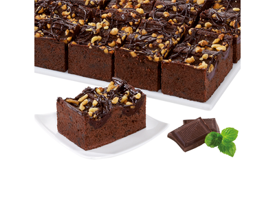Šaldytas klasikinis pyragas ERLENBACHER Brownie (16x63g), 1 kg