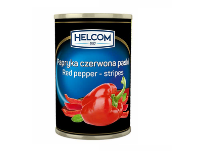 Raudonoji paprika, HELCOM, juostelėmis, 4,2kg/2kg