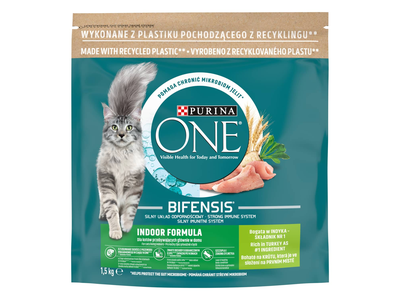 Ėd. katėm One Indoor Formula kalak.saus.1,5kg