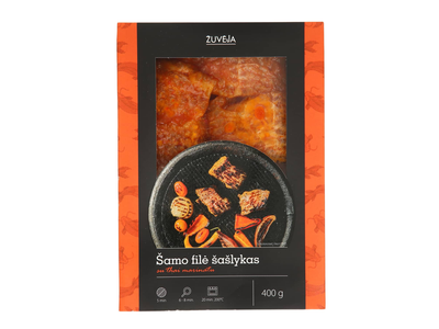 Šamo filė šašlykas su Thai mar. ŽUVĖJA, 400 g