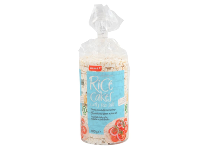 Ryžių trapučiai RIMI su jūr.druska,100 g