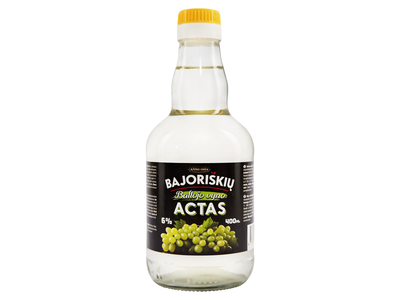 Baltojo vyno actas BAJORIŠKIŲ, 6 %, 400 ml