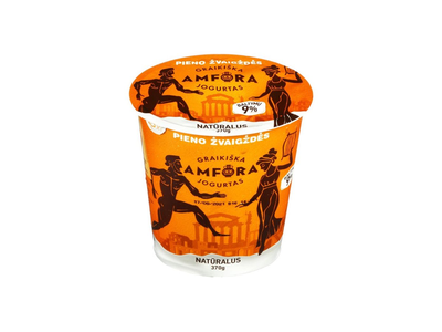 Natūralus graikiškas jogurtas, 3,9% rieb., 370 g