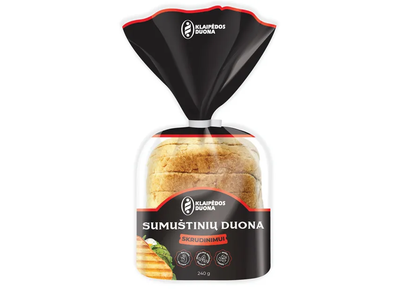 Sumuštinių duona skrudinimui, raik., fas., 0,24 kg