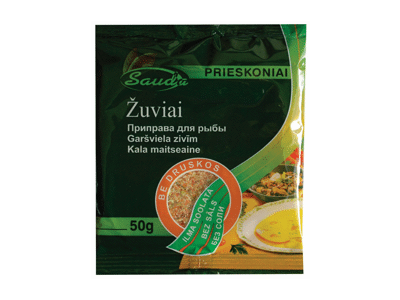 Žuvų prieskoniai SAUDA, be druskos, 50 g