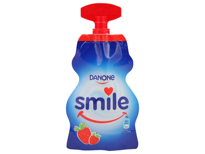 Braškių skonio jogurtas tūbelėje SMILE, 65 g