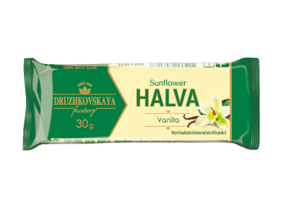 Saulėgrąžų chalva DRUZKOVSKAJA, vanilės skonio, 1 kg