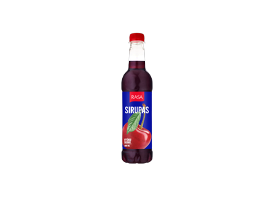 Sirupas RASA, vyšnių skonio, 0,5 l