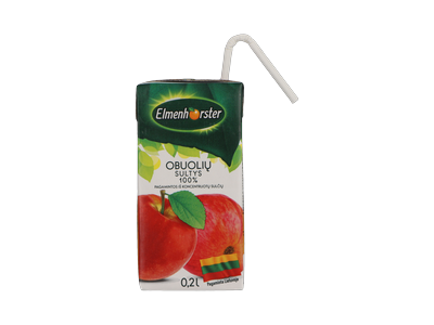 Sultys ELMENHOSTER, Obuolių, 100%, 0,2l