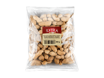 Negliaudyti žemės riešutai EXTRA LINE, 400 g