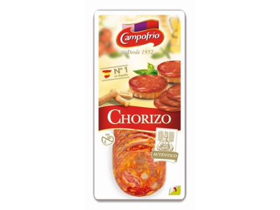 Vytinta dešra CAMPOFRIO, Chorizo, pjaustyta, I r., 80g