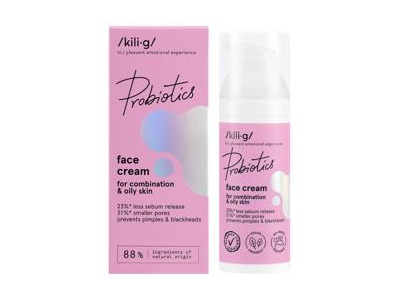 KILIG PROBIOTICS veido kremas mišriai ir riebiai odai 50 ml