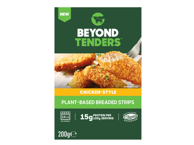 Šaldytos augalinės kilmės vištienos juostelės BEYOND MEAT, 200 g