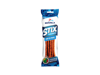 Karštai rūkytos lazdelės STIX KABANOSSI ORIGINAL, a. r., 100 g
