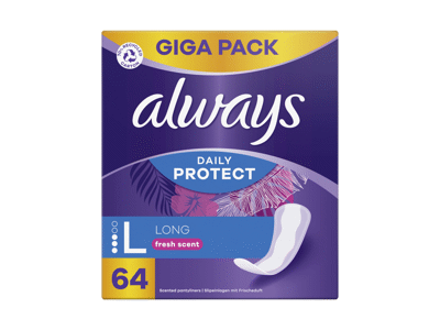 Higieniniai įklotai ALWAYS Long, Fresh Scent, 64 vnt.