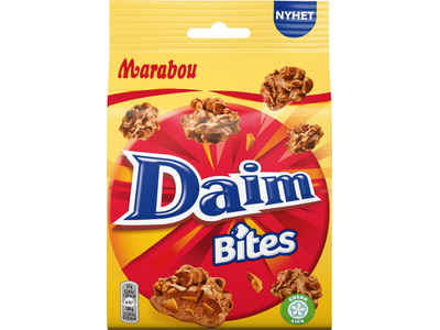 Šokolado gabaliukai MARABOU Daim bites, 145g