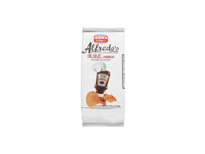 Traškučiai ALFREDO'S KETTLE, barbekiu padažo skonio, 130 g