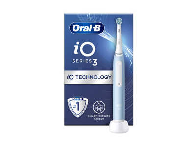 Elektrinis dantų šepetėlis ORAL-B iO3, Ice Blue, 1 vnt.