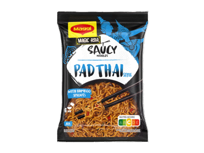 MAGGI Greitai paruošiami makaronai su Pad Thai padažu 128g 
