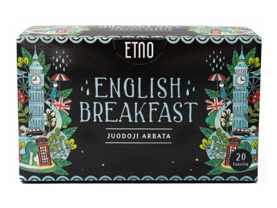 Juodoji arbata ETNO ENGLISH BREAKFAST, 40 g