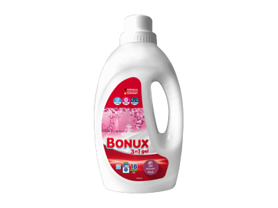 Skalbiamasis gelis BONUX RADIANT ROSE, 18 skalb., 900 ml