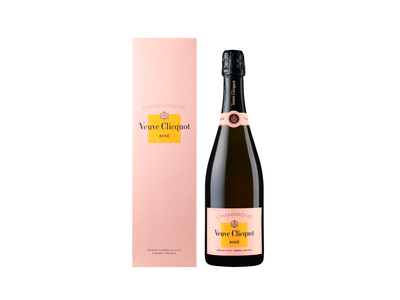 Šampanas VEUVE CLICQUOT Brut Rose, su dėžute, 12,5%, 0,75 l