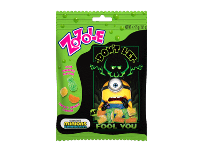 Guminukai ZOZOLE JELLIES, ananasų, citrinų, apelsinų sk., 75 g