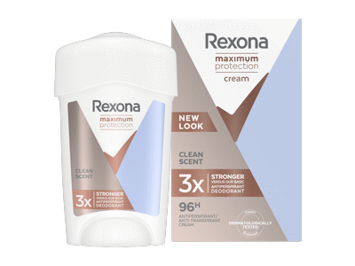 Moteriškas kreminis dezodorantas REXONA MAX PROTECTION CREAM, 45 ml