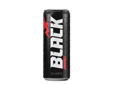 Energinis gėrimas BLACK ENERGY, skardinė, 250 ml