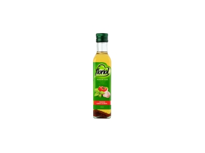 FLORIOL Rapsų aliejus su baziliku, pomidorais ir česnaku 250ml