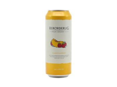 Mango, aviečių skonio sidras REKORDERLIG, 4,5%, 500 ml