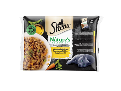 Kons.kačių ėd.rinkinys su paukšt.SHEBA, 4x85g