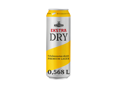 Alus ŠVYTURYS EKSTRA DRY, 568 ml