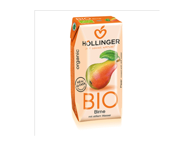 Ekologiškas kriaušių nektaras HOLLINGER BIO (60%), 200 ml