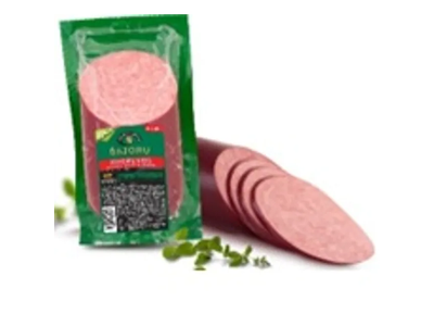 Karštai rūkyta Bajorų Krokuvos dešra su pjūviu vakuume 400g