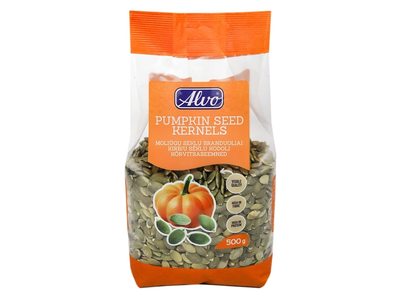 Moliūgų sėklų branduoliai ALVO, 500 g