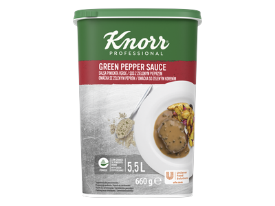 Padažas KNORR, su žaliaisiais pipirais, sausas, 660 g