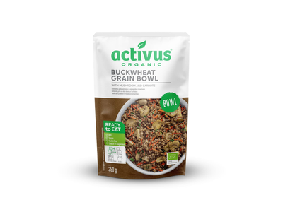 Ekologiškas grikių patiekalas ACTIVUS, 250 g