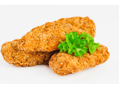 Šaldytos vištienos filė juostelės su traškia plutele  SOUTHERN FRIED, (40-65 g), 1 kg HALAL
