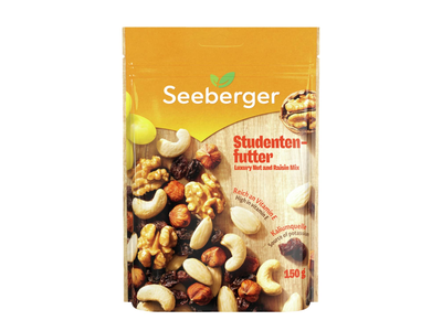 Riešutų ir razinų mišinys SEEBERGER, 150g