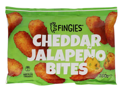 Šaldytos sūrio lazdelės FINGIES su Chalapos paprikomis, 250 g